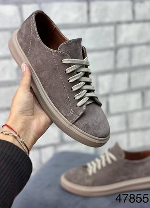 Кеди жіночі натуральна замша