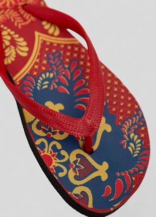 Вьетнамки женские цвет красный