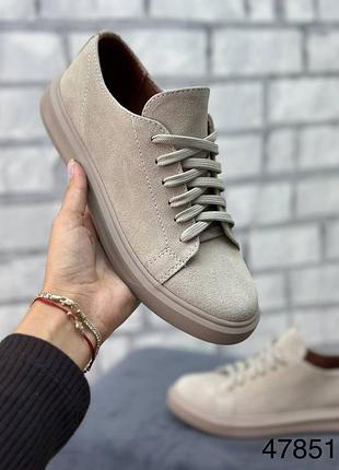 Кеди жіночі натуральна замша