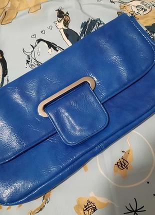 Клатч синій електрик