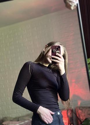 Лонгслів leman чорний