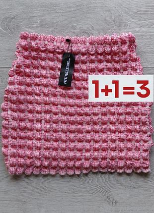 1+1=3 🎁 новая мини юбка попкорн от prettylittlething