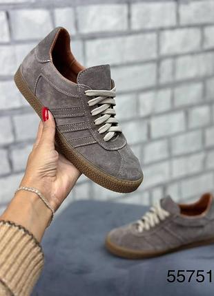 Кеди жіночі натуральна замша