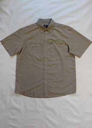 Треккинговая рубашка k-way mashai short sleeve shirt upf 40+