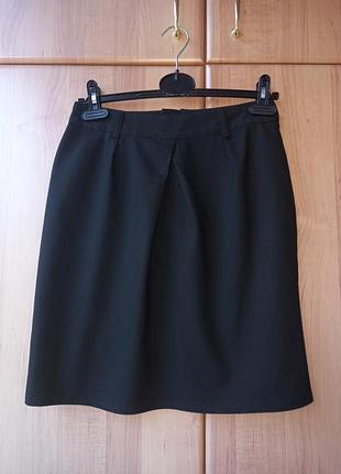 Новая черная женская классическая короткая мини юбка next.