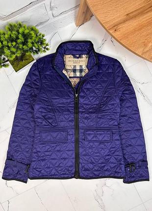 Куртка burberry brit синя розмір s стьобана