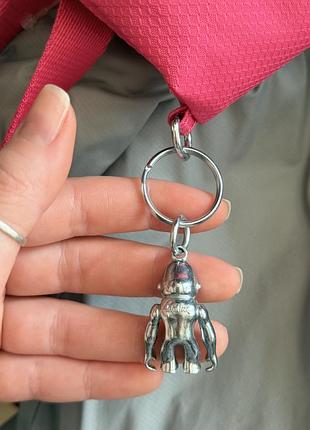 Сумка месенджер kipling pink jola metal monkey 10