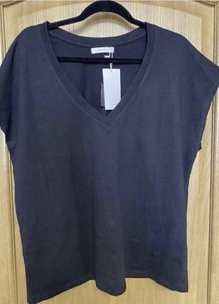 Новая чёрная футболка 50-52 р