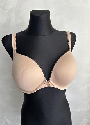 Бюстгальтер жіночий пуш ап victoria secret 85d бежевий