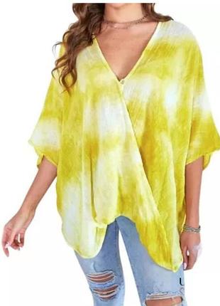 Блузон оверсайз мальовка