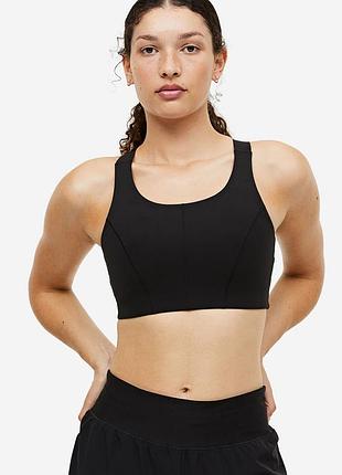 Черный спортивный топ move h&amp;m