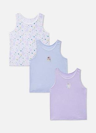 Майка primark disney frozen набір 3шт 98-134р