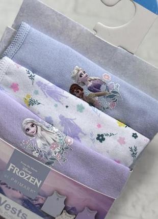 Майка primark disney frozen набір 3шт 98-134р 6