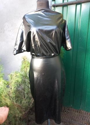 Кожаное платье
