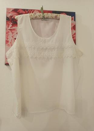 Блуза з мережевом великий розмір