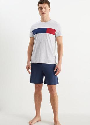 ⚡ мужская пижама, футболка + шорты | c&amp;a