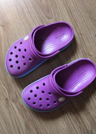 Дитячі підліткові сабо босоніжки аквашузи сандалі крокси crocs kids crocband ii.5 clog c13