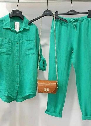 Женский костюм с брюками с-хл