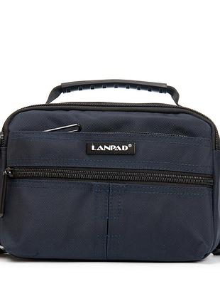 Сумка мужская планшет нейлон lanpad 3795 blue