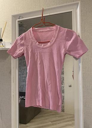 Футболка розова
