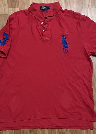 Поло polo ralph lauren big logo