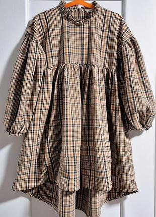 Платье в клетку next для девочки
