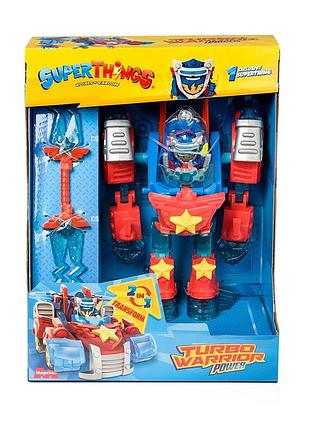 Игровой набор superthings - супербот трансформер сила