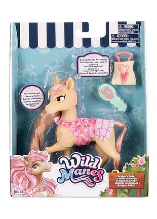 Игровая фигурка wild manes - лошадка-балерина бриджет