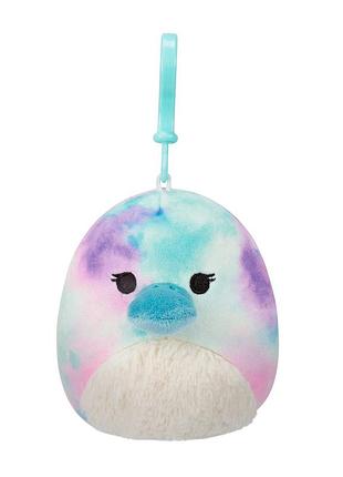 Мягкая игрушка на клипсе squishmallows – утконос бриндал (9 cm)