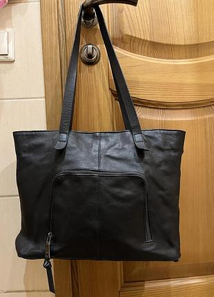 Шкіряна сумка тоут esprit 10