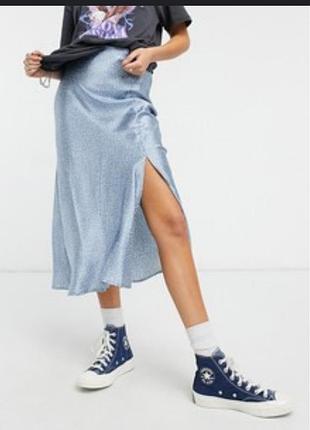 Блакитна спідниця - трапеція violet