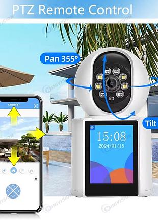 5-мегапиксельная 2,8 дюймовая wi-fi голосовая камера видеоняня с видеозвонком