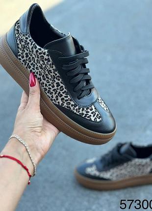 Кеди жіночі натуральна замша/шкіра