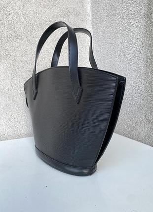 Чорна сумка louis vuitton saint jacques epi