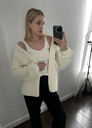 Кардиган вʼязаний
