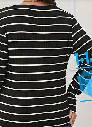 Світшот в смужку shein 2xl
