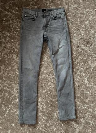 Скінні джинси сірі м