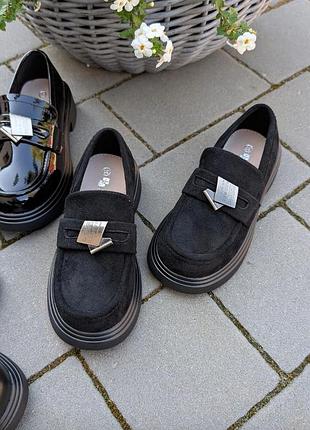 Замшеві туфлі, лофери 2