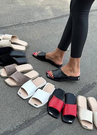 Шлепанцы женские натуральная кожа/замша 36-41р.