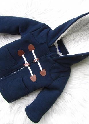 Стильна тепла куртка парку кофта з капюшоном lupilu