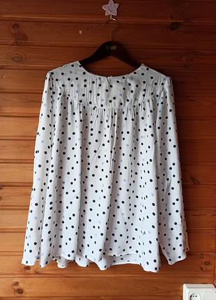 Мила блузка в горох р.18