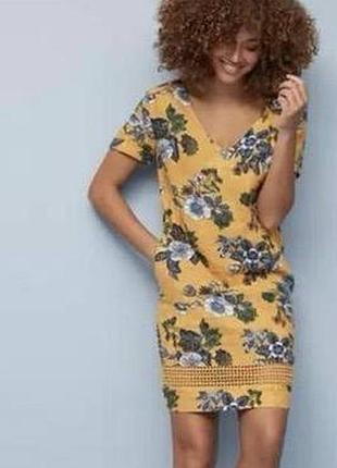 Next zara платье лен кружево