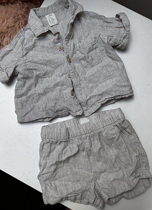 Літній костюмчик з льону