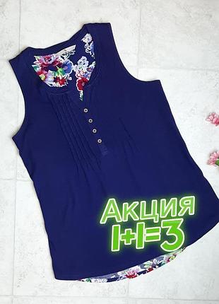 1+1=3 качественная синяя майка tu, размер 44 - 46