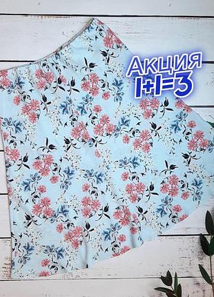 1+1=3 нежная юбка миди в цветочный принт marks&spencer, размер 50 - 52