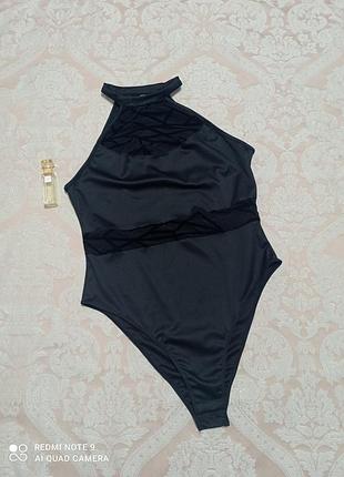 Боди черный женский shein