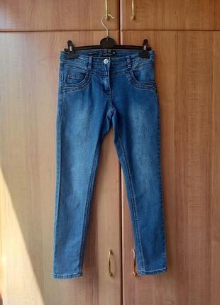 Новые синие голубые летние зауженные скинни джинсы zeze