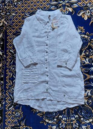 Белая легкая рубашка