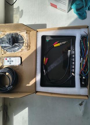 10" ips монитор + комплект камер 4ch для авто