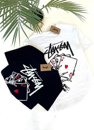 Футболка стусі з картами